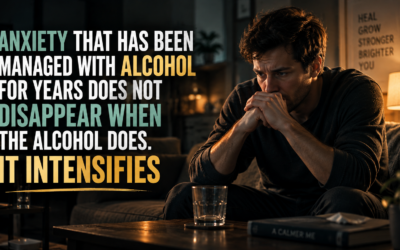 Anxiety That Has Been Managed With Alcohol for Years Does Not Disappear When the Alcohol Does. It Intensifies
