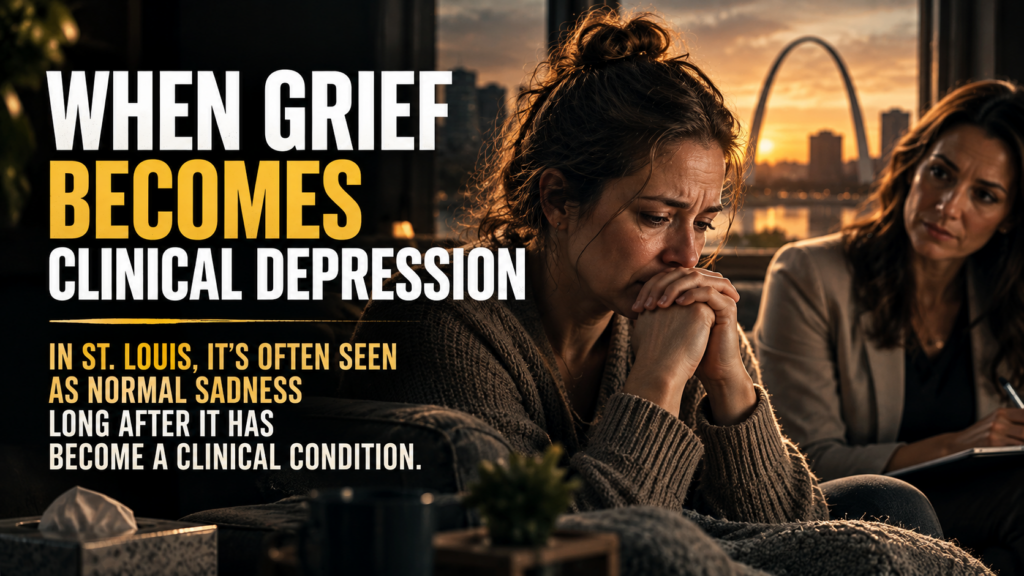 Grief-Related Depression in St. Louis Gets Treated as Normal Sadness Long After It Has Become a Clinical Condition