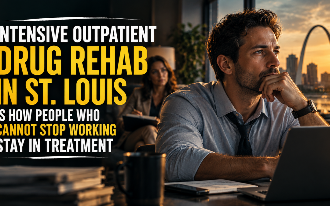 Intensive Outpatient Drug Rehab in St. Louis Is How People Who Cannot Stop Working Stay in Treatment