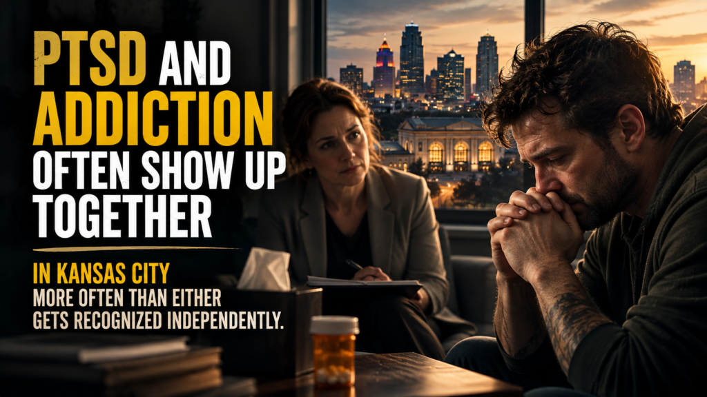 PTSD and Addiction in Kansas City Present Together More Often Than Either Gets Recognized Independently