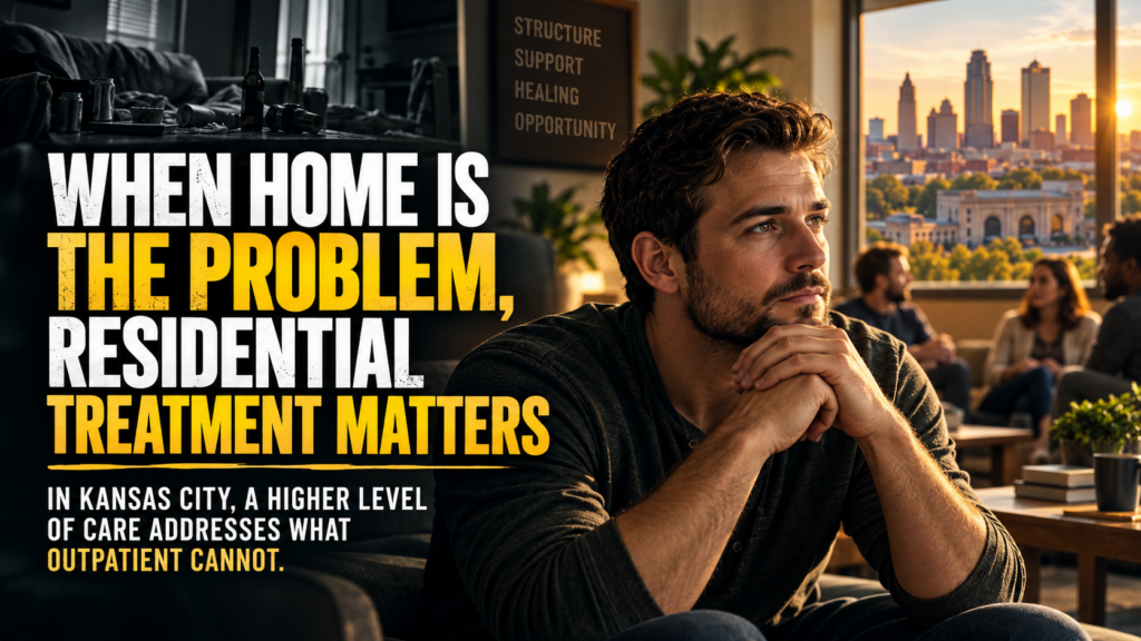 Residential Drug Treatment in Kansas City Addresses What Outpatient Cannot When Home Is Part of the Problem