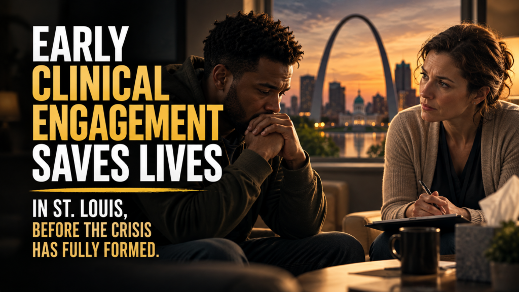 Suicidal Ideation in St. Louis Requires Clinical Engagement Before the Crisis Has Fully Formed